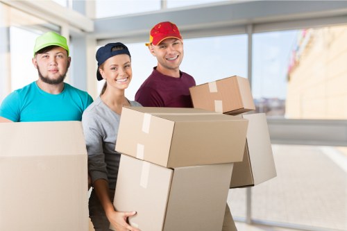 Professional removalists handling furniture during a move in Camden
