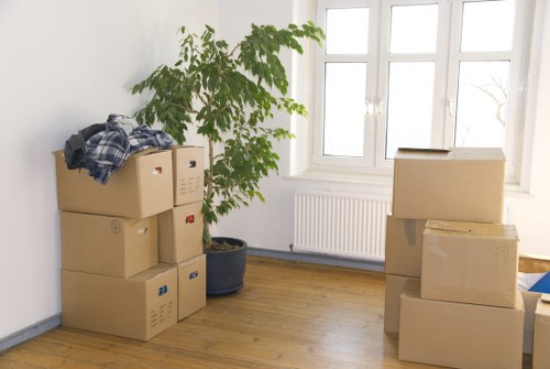 Camden Storage team preparing boxes with high-quality materials